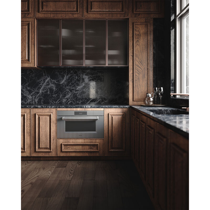 Wolf M Series 30 in. 2.4 cu. ft. Steam Electric Single Wall Oven with Dual Convection - Stainless Steel, , hires