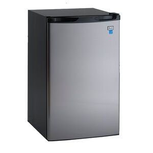 Avanti 20 in. 4.4 cu. ft. Mini Fridge with Freezer Compartment - Stainless Steel, Stainless Steel, hires