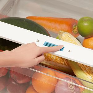 Midea 28 in. 14.2 cu. ft. Counter Depth Garage-Ready Top Freezer Refrigerator - Stainless Steel, Stainless Steel, hires