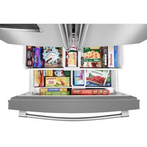 Maytag 33 in. 22.1 cu. ft. French Door Refrigerator with Internal Water Dispenser - Fingerprint Resistant Stainless Steel, , hires