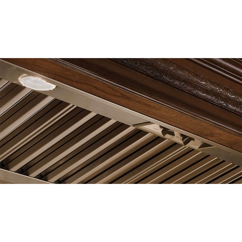 Wolf 54 in. Ducted Standard Style Range Hood with 3 LED Lights - Stainless Steel, , hires