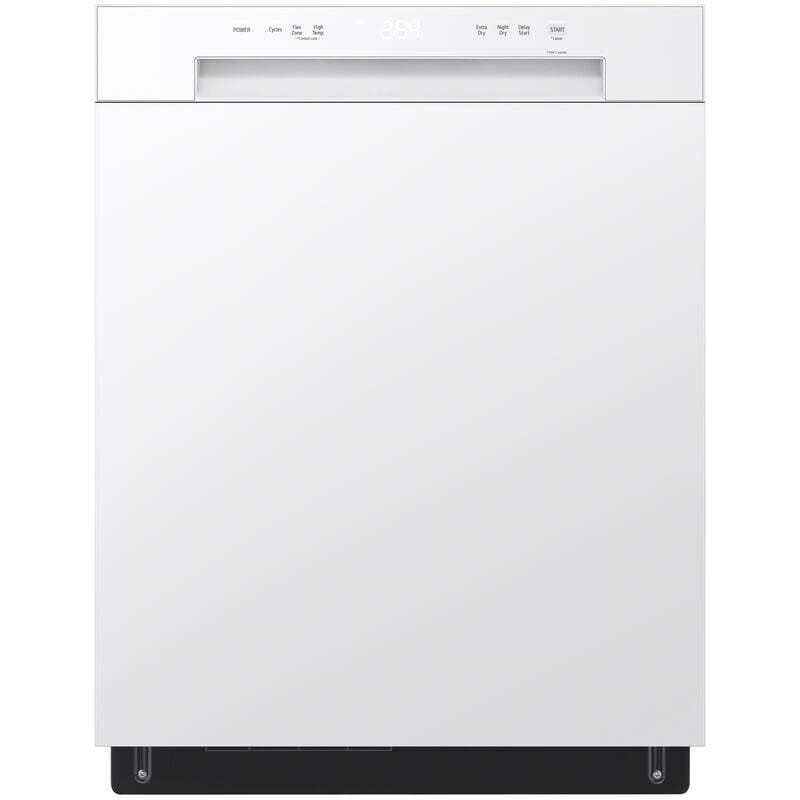LG 24 in. Built-In Dishwasher with Front Control, 52 dBA Sound Level, 15 Place Settings & 5 Wash Cycles - White, , hires