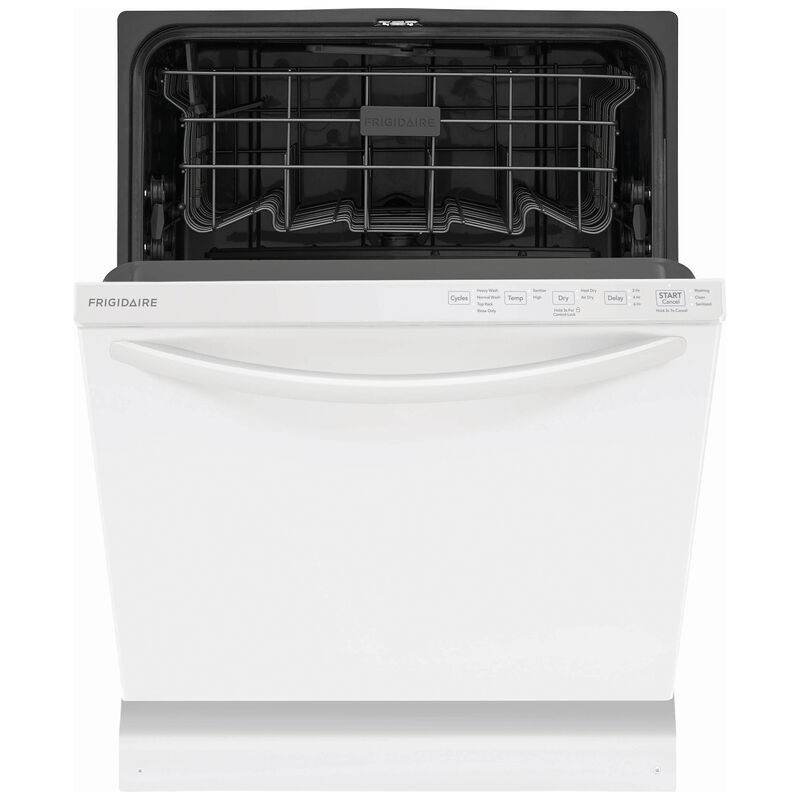 Frigidaire 24 in. Top Control Dishwasher with 52 dBa Sound Level & MaxDry - White, White, hires
