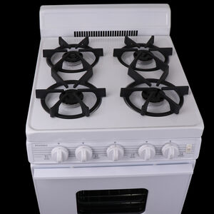 Premier 20 in. 2.4 cu. ft. Gas Range with 4 Sealed Burners - White, , hires