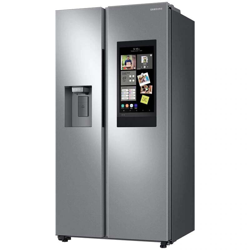 Samsung 36 in. 21.5 cu. ft. Smart Counter Depth Side by Side Refrigerator with Ice & Water Dispenser - Stainless Steel, Stainless Steel, hires
