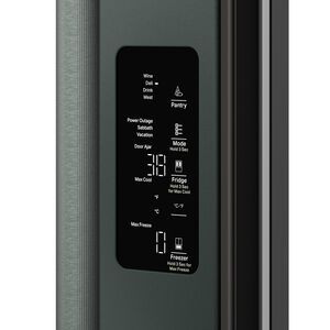 KitchenAid 36 in. 23.1 cu. ft. Smart Counter Depth French Door Refrigerator with Ice & Water Dispenser - Juniper, Juniper, hires