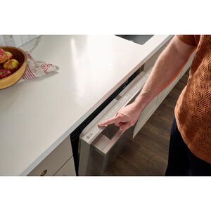 LG 24 in. Top Control Smart Dishwasher with 46 dBA Sound Level, 3rd Rack, QuadWash Pro & Dynamic Heat Dry - PrintProof Stainless Steel, , hires