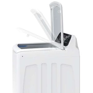 Midea 27 in. 4.4 cu. ft. Smart Top Load Washer with Power Wave 360 Agitator - White, White, hires