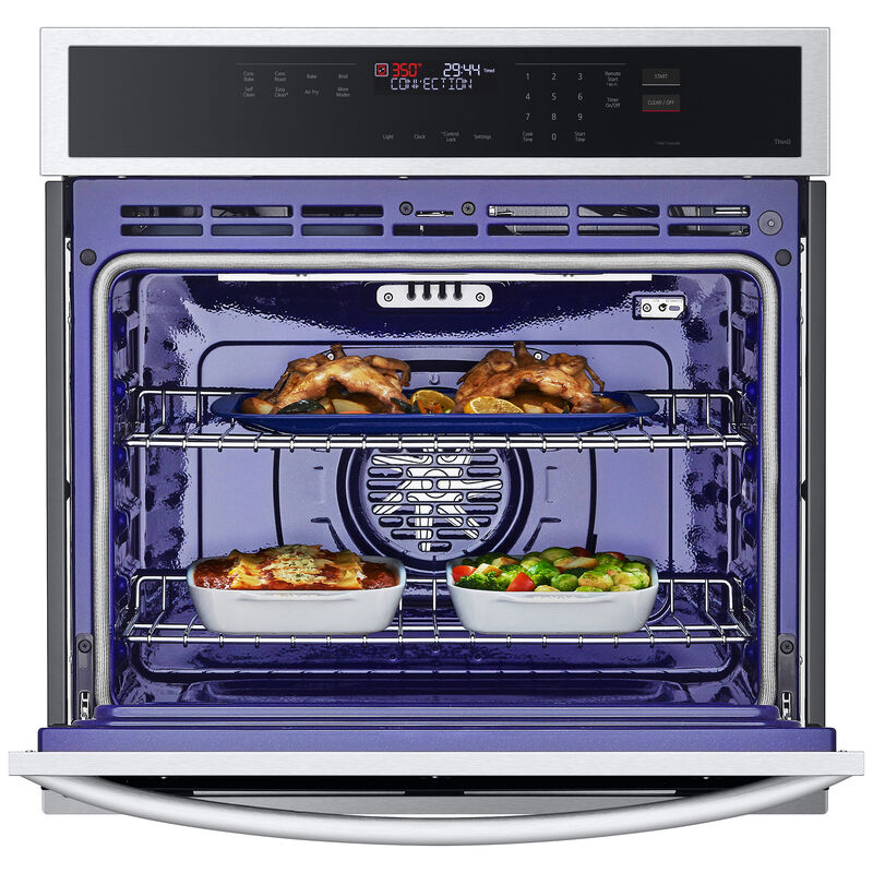 LG 30 in. 4.7 cu. ft. Smart Electric Single Wall Oven with Standard Convection - PrintProof Stainless Steel, , hires