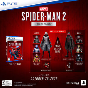 MARVEL SPIDER-MAN 2 PS5 Launch Edition - PlayStation 5, , hires
