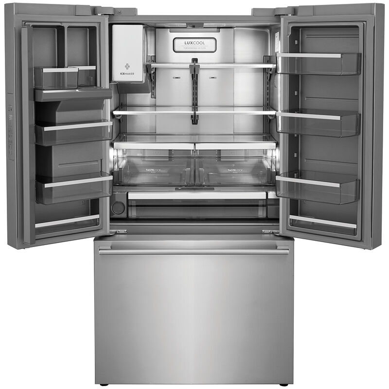 Electrolux 36 in. 22.6 cu. ft. Counter Depth French Door Refrigerator with Ice & Water Dispenser - Stainless Steel, , hires