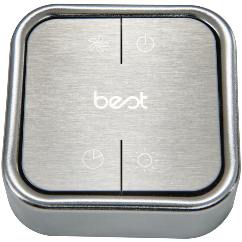 Best HBC1 SERIES 43 in. Ducted Ceiling Style Range Hood with 4 Fan Speeds & 2 LED Lights - Stainless Steel, , hires