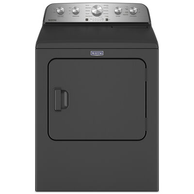 Maytag 29 in. 7.0 cu. ft. Gas Dryer with Steam Cycle & Sensor Dry - Volcano Black | MGD5430PBK