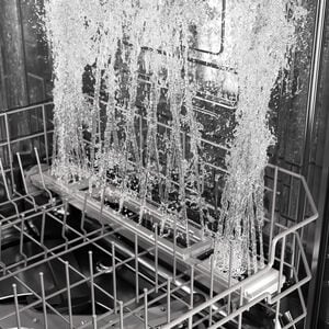 GE Profile 24 in. Top Control Flush-Mount Smart Dishwasher with 39 dBa Sound Level, 3rd-Rack & Twin Turbo Dry Boost - Fingerprint Resistant Stainless, , hires