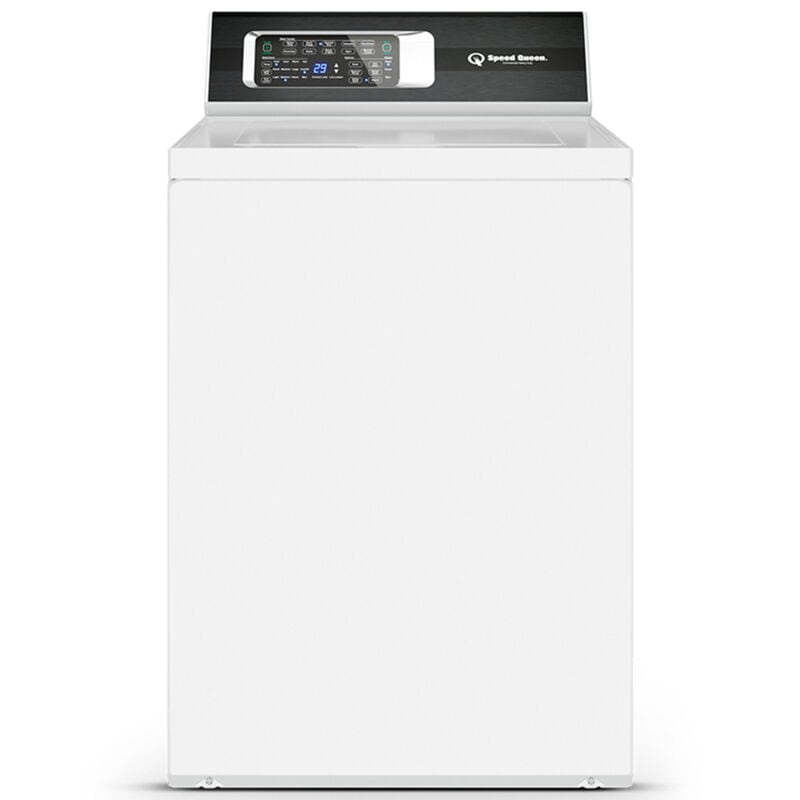 Speed Queen TR7 26 in. 3.2 cu. ft. Top Load Washer with Agitator & Perfect Wash - White, White, hires