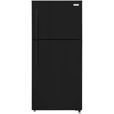 Frigidaire 30 in. 21.6 cu. ft. Garage-Ready Top Freezer Refrigerator - Black | FRTE2223AB