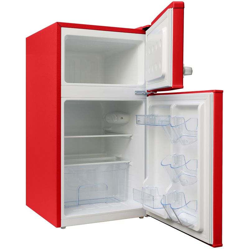 Avanti 18 in. 3 cu. ft. Mini Fridge with Top Freezer - Red, Red, hires