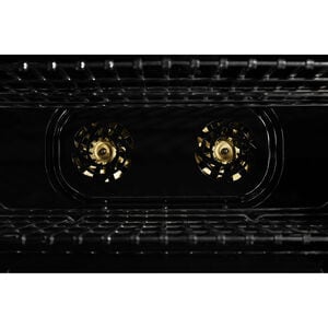 JennAir Noir Series 36 in. 5.1 cu. ft. Smart True European Convection Dual Fuel Range with 4 Sealed Burners & Grill - Stainless Steel, , hires