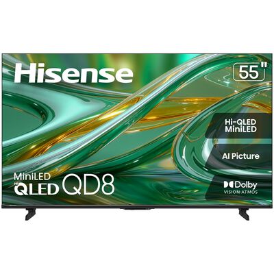 Hisense - 55" Class QD8SV Series Mini LED 4K UHD Smart VIDAA TV | 55QD8SV
