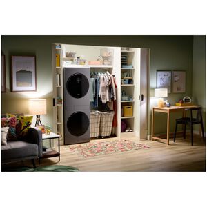 Whirlpool 24 in. 2.7 cu. ft. Electric Front Load Ventless Heat Pump Laundry Center with Sanitize Cycle & Sensor Dry - Titanium Metallic, Titanium, hires