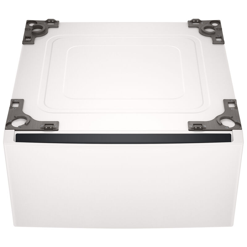 LG Laundry Pedestal Storage Drawer for 27 in. Front Load Washer & Dryers with Basket - Alpine White, , hires