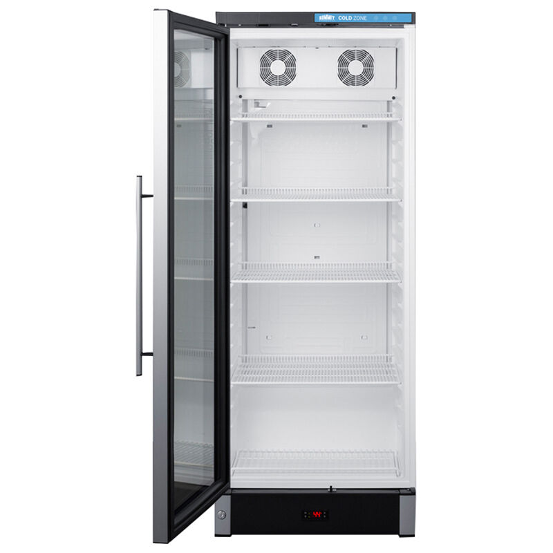 Summit Commercial 24 in. 9.9 cu. ft. Beverage Center with Adjustable Shelves & Digital Control - Stainless Steel, , hires