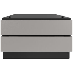 Sharp 24 in. Under the Counter Convection Microwave Drawer Pedestal - Stainless Steel