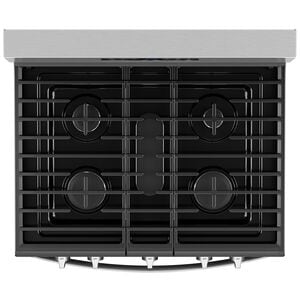 Whirlpool 30 in. 5.0 cu. ft. Air-Fry Standard Convection Gas Range with 5 Sealed Burners - Stainless Steel, , hires