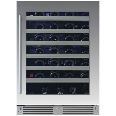 XO 24 in. Undercounter Wine Cooler with Metal Racks, Single Temperature Zone & 54 Bottle Capacity - Stainless Steel | XOU24WGSR