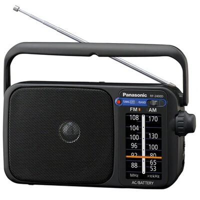 Panasonic AM/FM Radio - Black | RF-2400D-K