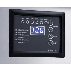 Summit 20 in. Commercial-Use Ice Maker with 33 lb. Ice Storage, Auto-Defrost & Digital Control - Stainless Steel, , hires