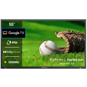 Sylvox - Deck Pro 3.0 55" Class Partial Sun 4K UHD LED Smart Google Outdoor TV, , hires