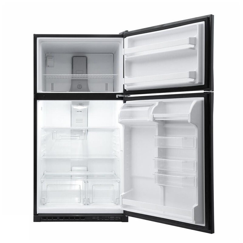 Whirlpool 33 in. 20.5 cu. ft. Top Freezer Refrigerator - Black, Black, hires