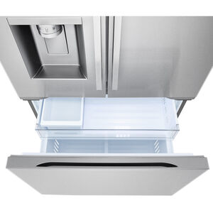 LG 36 in. 23.7 cu. ft. Smart Counter Depth French Door Refrigerator with Ice & Water Dispenser - Printproof Stainless Steel, , hires