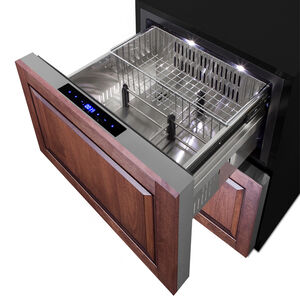Summit 24 in. 3.3 cu. ft. Outdoor Refrigerator & Freezer Drawer - Stainless Steel/Panel Ready, , hires