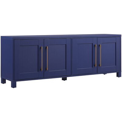 Preston & Cole Daphne 68" Wide TV Stand for TVs up to 75" - Dark Blue | 141952P