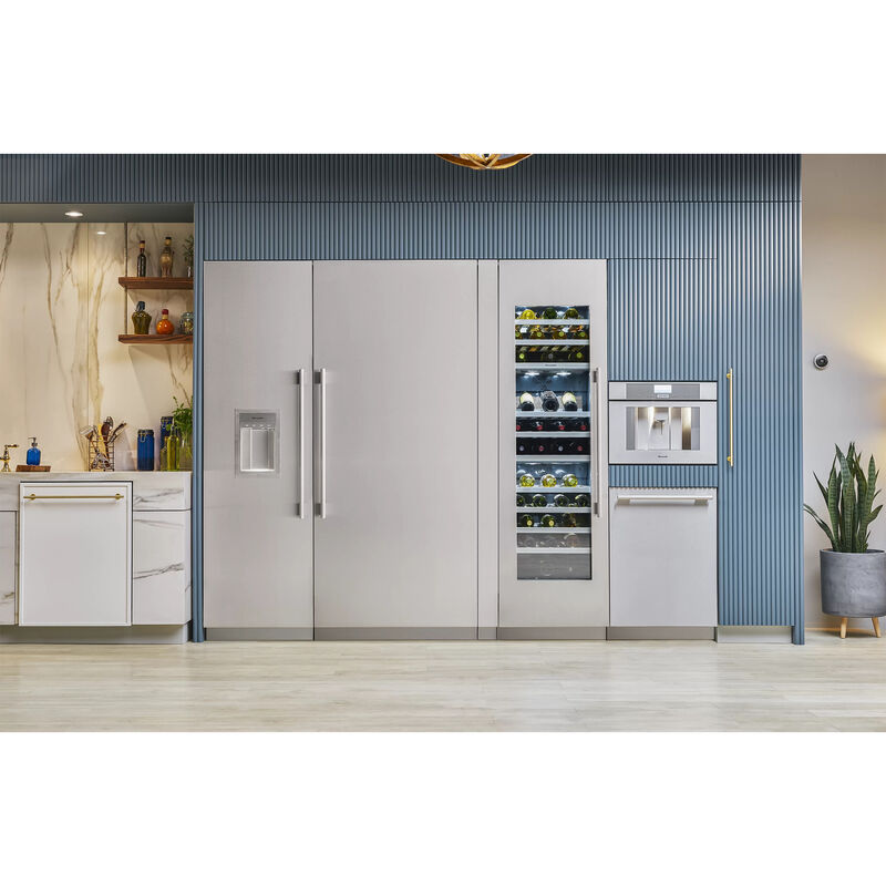 Thermador Freedom Collection 24 in. Full-Size Built-In Smart Wine Cooler with 92 Bottle Capacity, Triple Temperature Zones & Digital Control - Custom Panel Ready, , hires