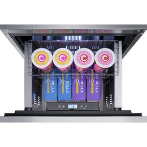 Summit 24 in. 3.5 cu. ft. Built-in Outdoor Frost Free Double Freezer Drawers - Stainless Steel/Panel Ready, , hires