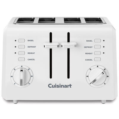 Cuisinart 4-Slice Compact Toaster - White | CPT-142P1