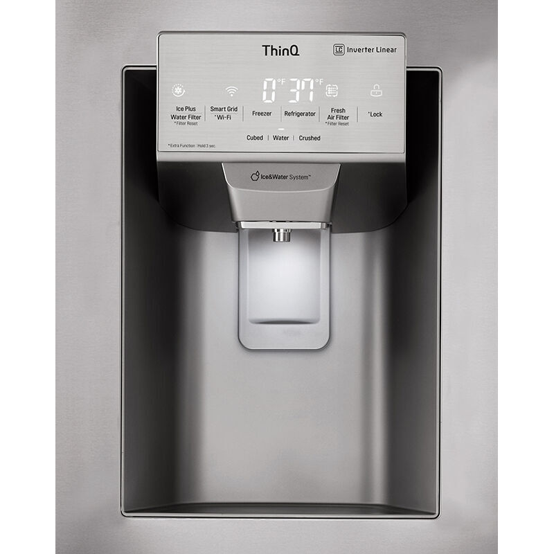 LG 36inch 27.8 Cu. Ft. French Door Refrigerator - PrintProof Stainless Steel