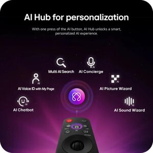 LG - 83" Class G6 Series OLED evo AI 4K UHD Smart webOS TV, , hires