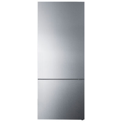 Summit 28 in. 14.6 cu. ft. Counter Depth Bottom Freezer Refrigerator - Stainless Steel | FFBF279SSX