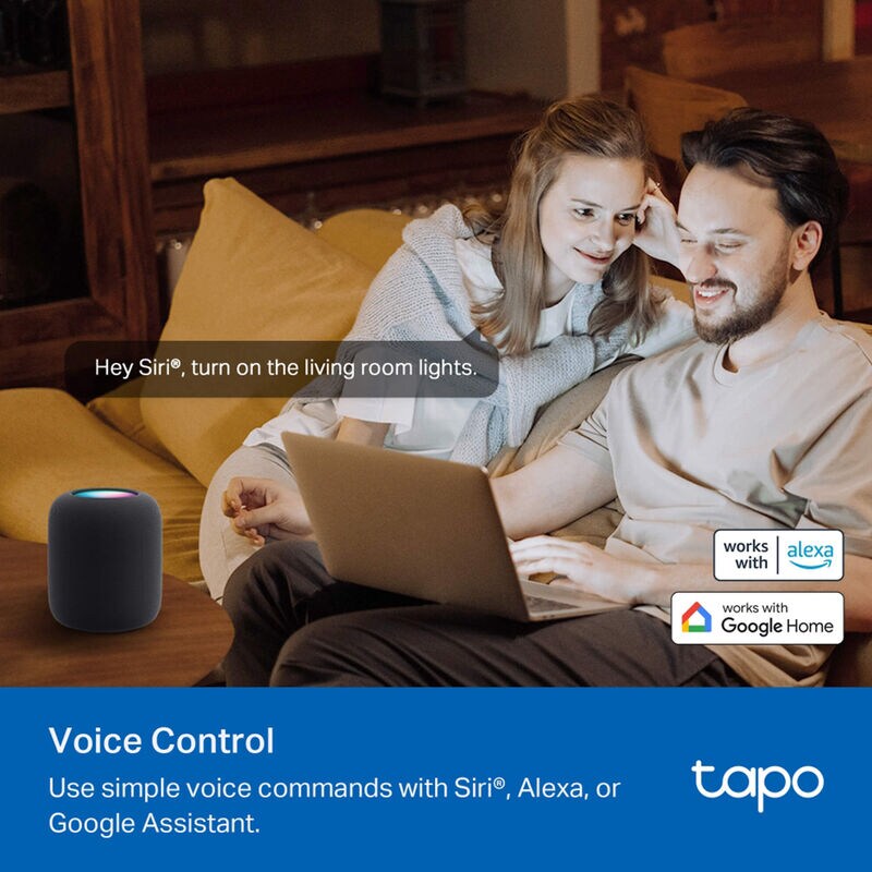 TP-Link - Tapo Smart Wi-Fi Light Switch with Matter - White, , hires