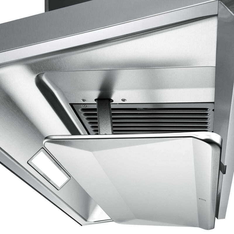 Fotile 36 in. Perimeter Vent Chimney Style Range Hood with 2 Speed Settings, 1000 CFM, Ducted Venting & 2 LED Lights - Stainless Steel, , hires