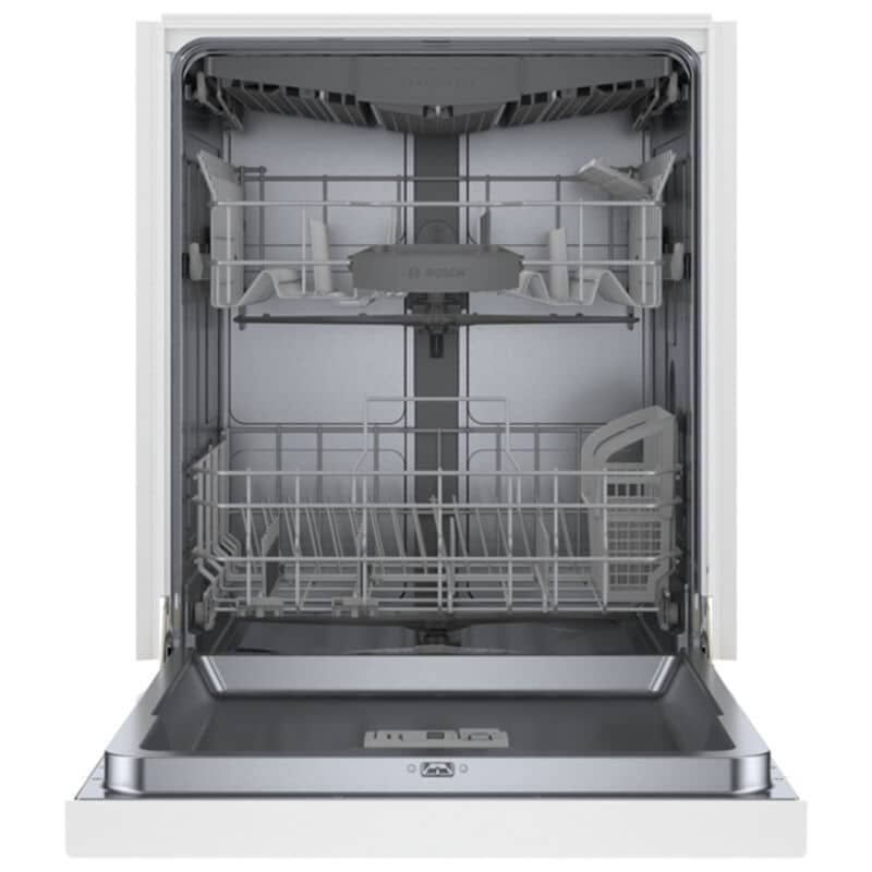 Bosch 300 Series 24 in. Front Control Smart Dishwasher with 46 dBa Sound Level, 3rd-Rack, PureDry & Pocket - White, , hires
