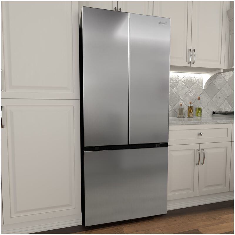 Avanti 30 in. 17.5 cu. ft. Counter Depth French Door Refrigerator - Stainless Steel, , hires