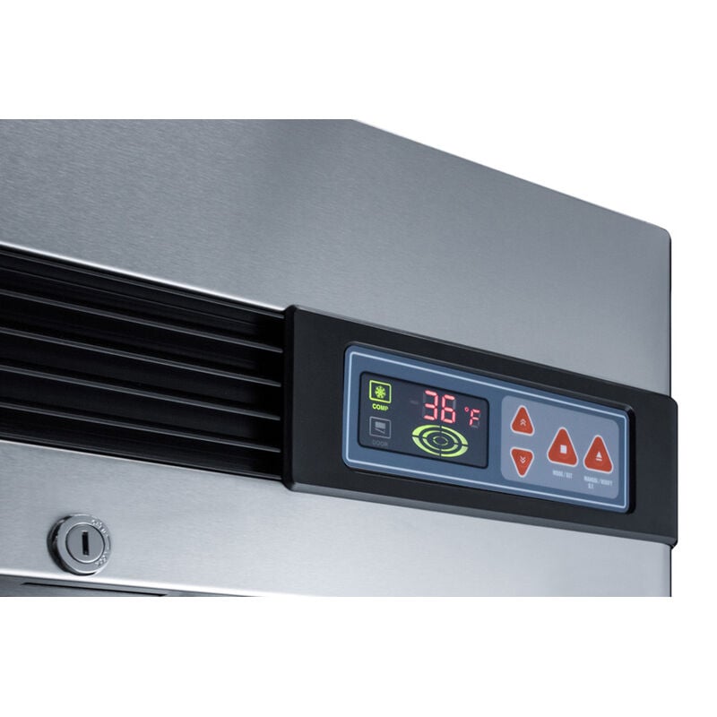 Summit 55 in. 49.0 cu. ft. Freezerless Refrigerator - Stainless Steel, , hires