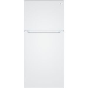 GE 30 in. 21.0 cu. ft. Garage-Ready Top Freezer Refrigerator - White, White, hires