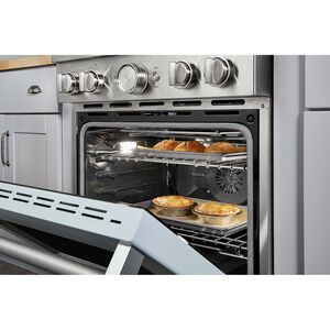 KitchenAid 30 in. 4.1 cu. ft. Smart Convection Oven Freestanding Dual Fuel Range with 4 Sealed Burners - Blue, , hires