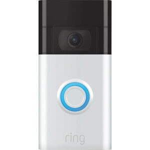 Ring - Video Doorbell 2nd Generation - Satin Nickel